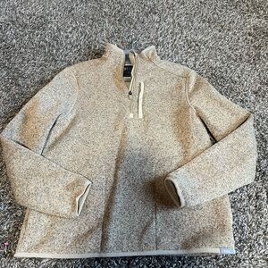 Figs half zip. “Heather Latte On Shift”